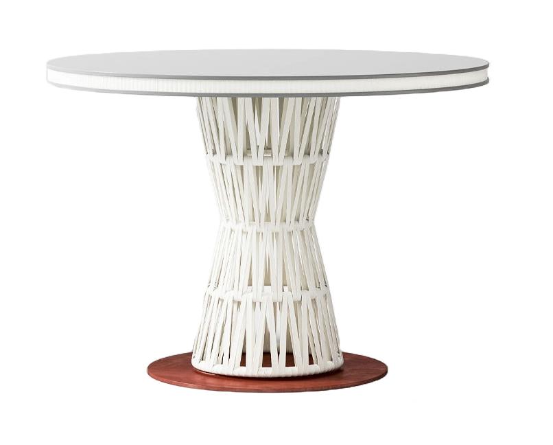 Tavolo Da Pranzo Interno / Esterno Bianco