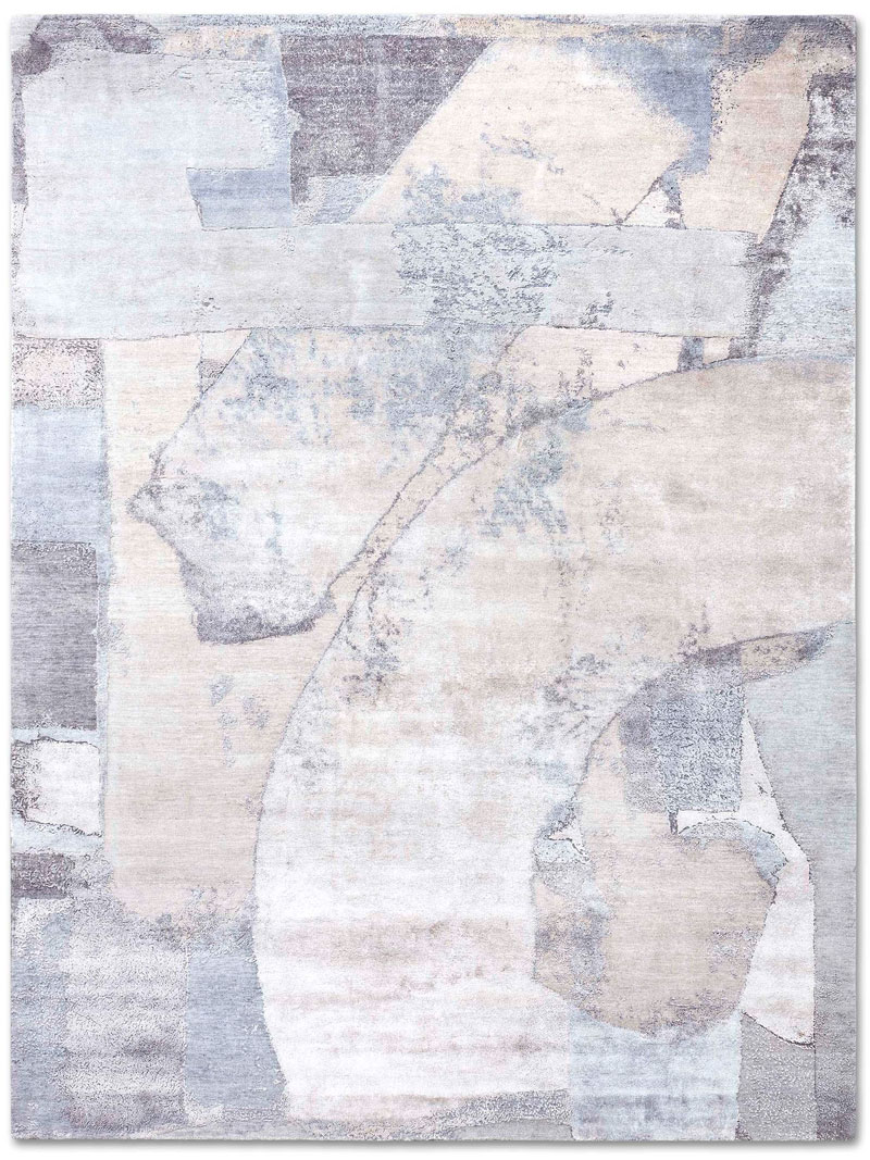 Tappeto Tessuto Neve Argento | Misura: 365 x 457 cm