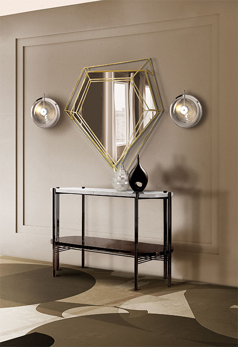 Specchio da Parete Lustre Piccolo - 2