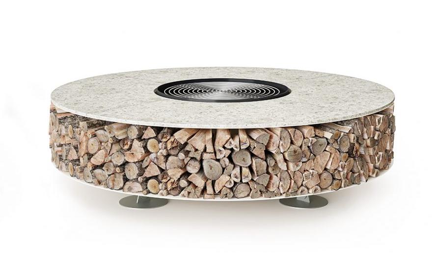 Braciere Zero in Ceramica Bianco