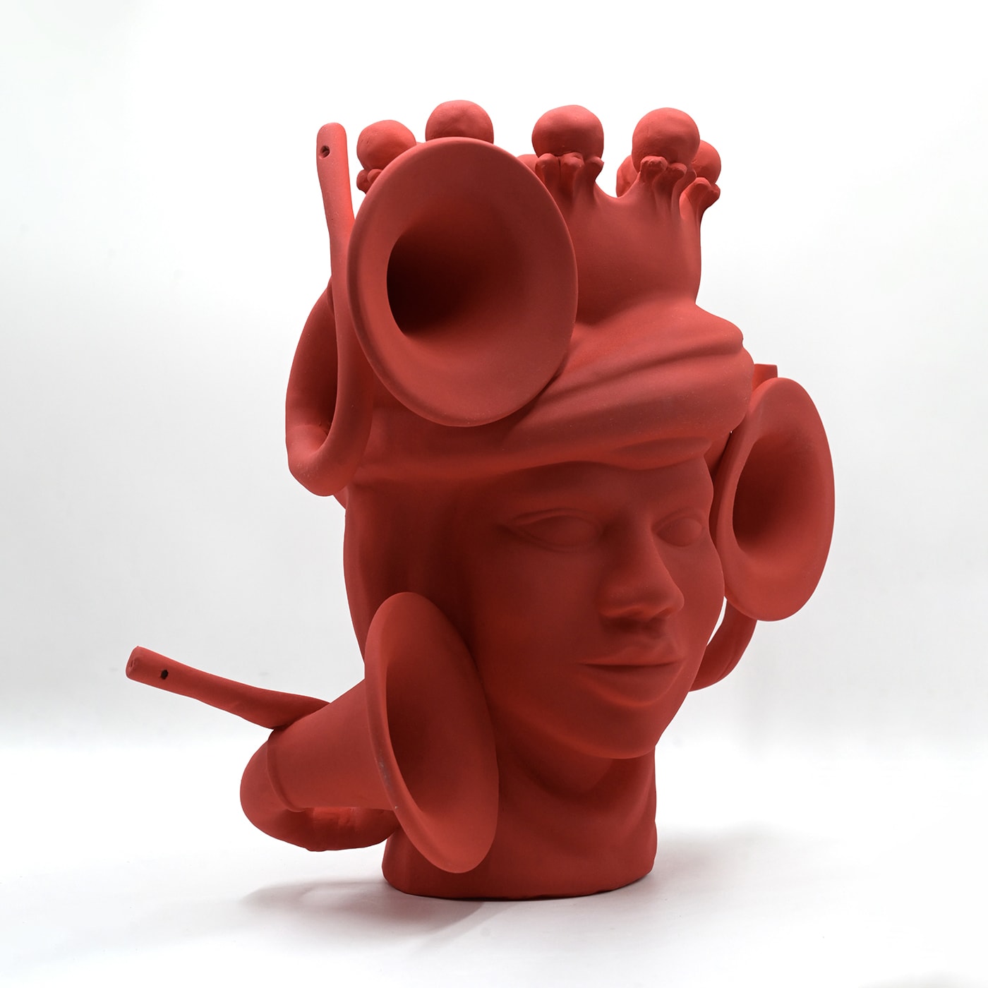 Testa di Moro Artigianale Scultura
