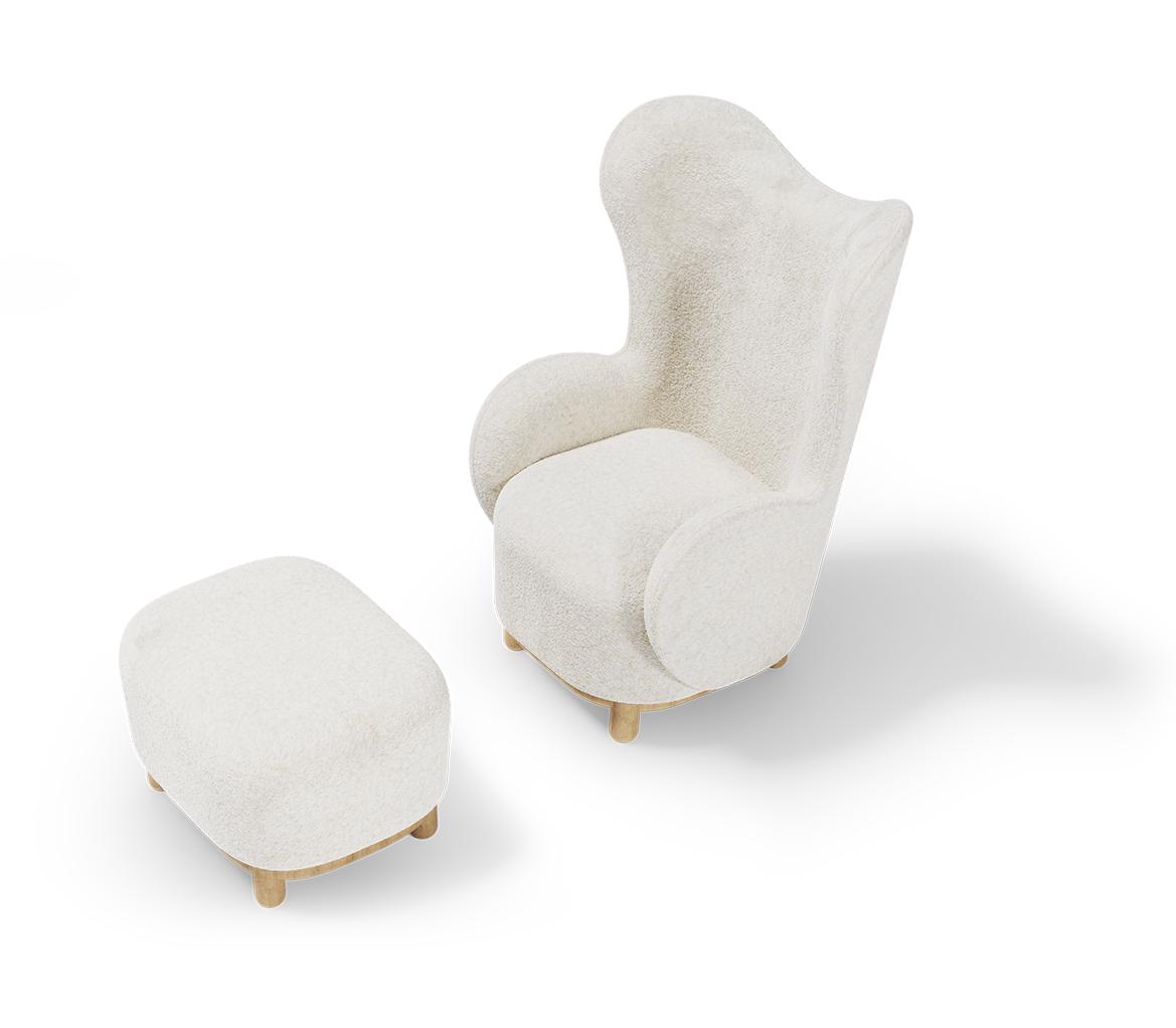 Poltrona Per Bambini Snuggle Hug Con Ottoman