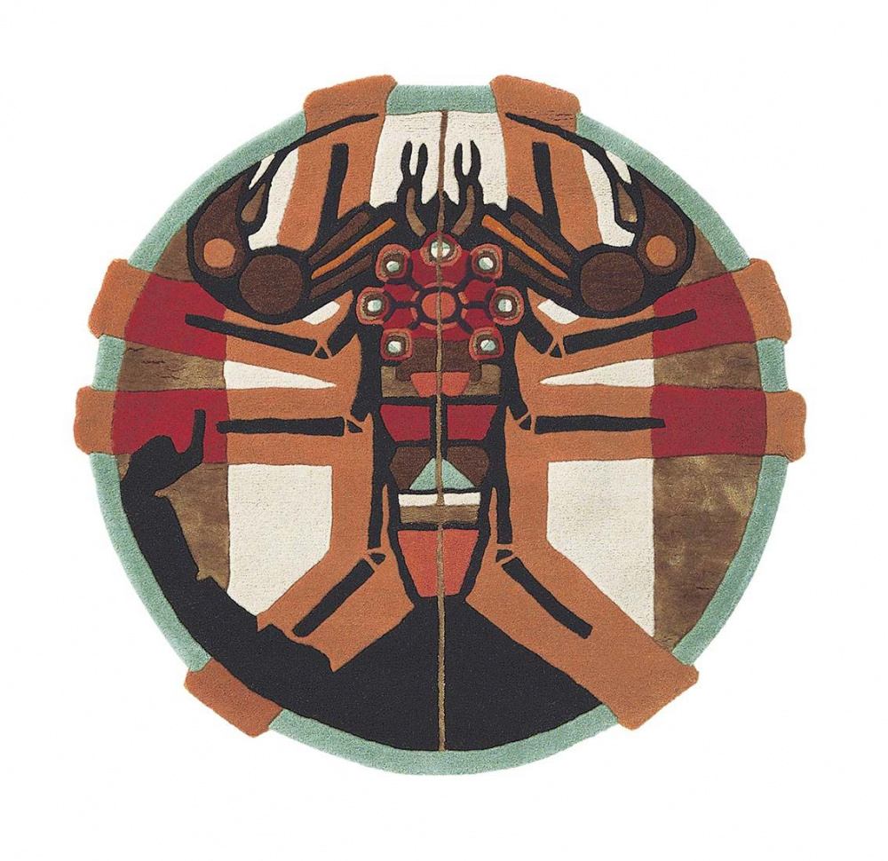 Tappeto Zodiac Scorpione Rotondo 161805