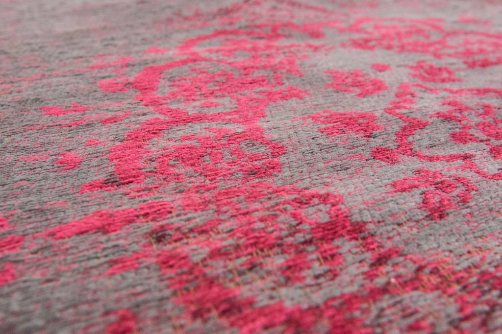Tappeto Stile Vintage Lampo Rosa 8261