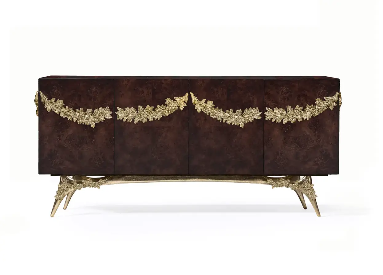 Majestica Credenza Radica di Noce