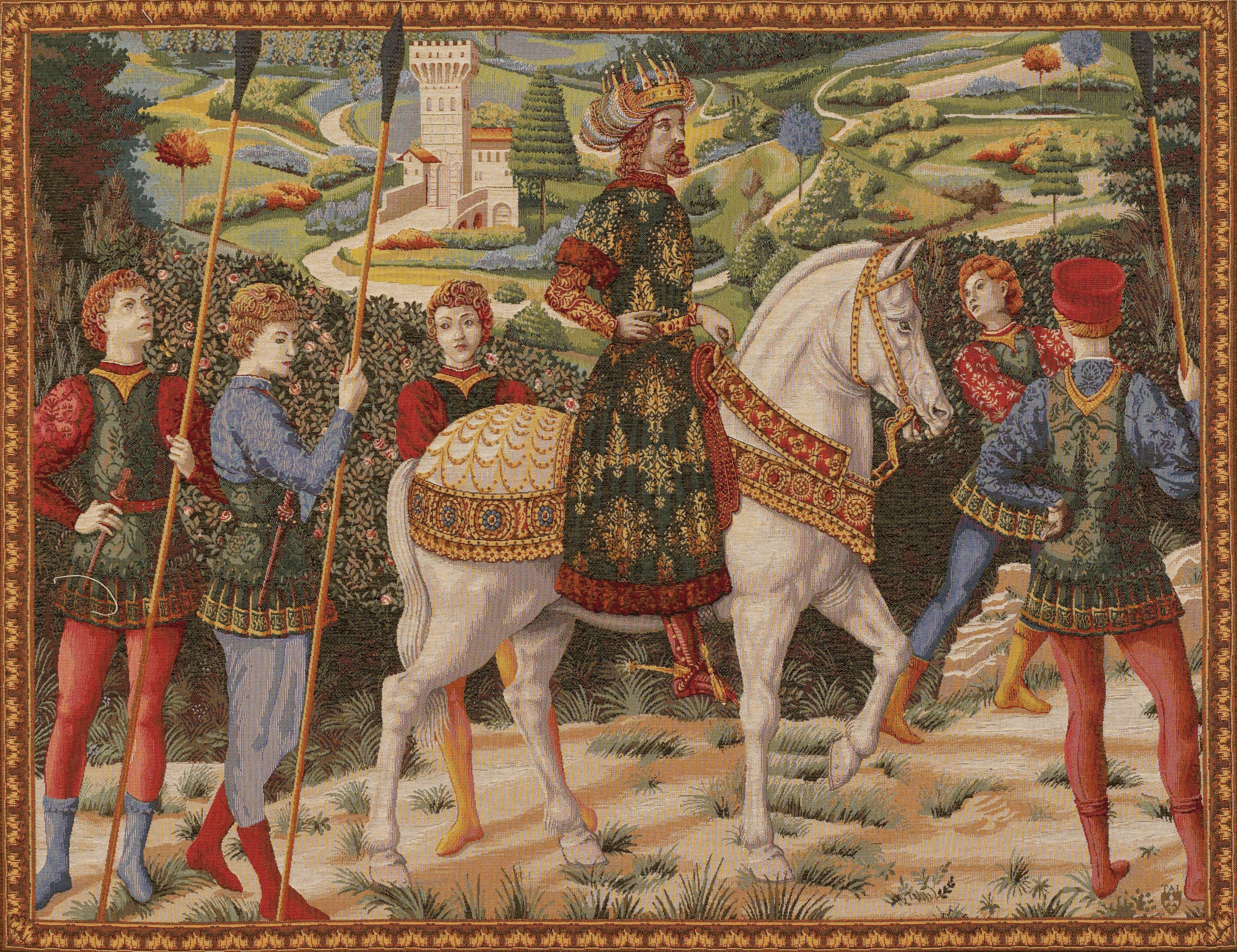 Arazzo Melchiorre | Misura: 110 x 150 cm