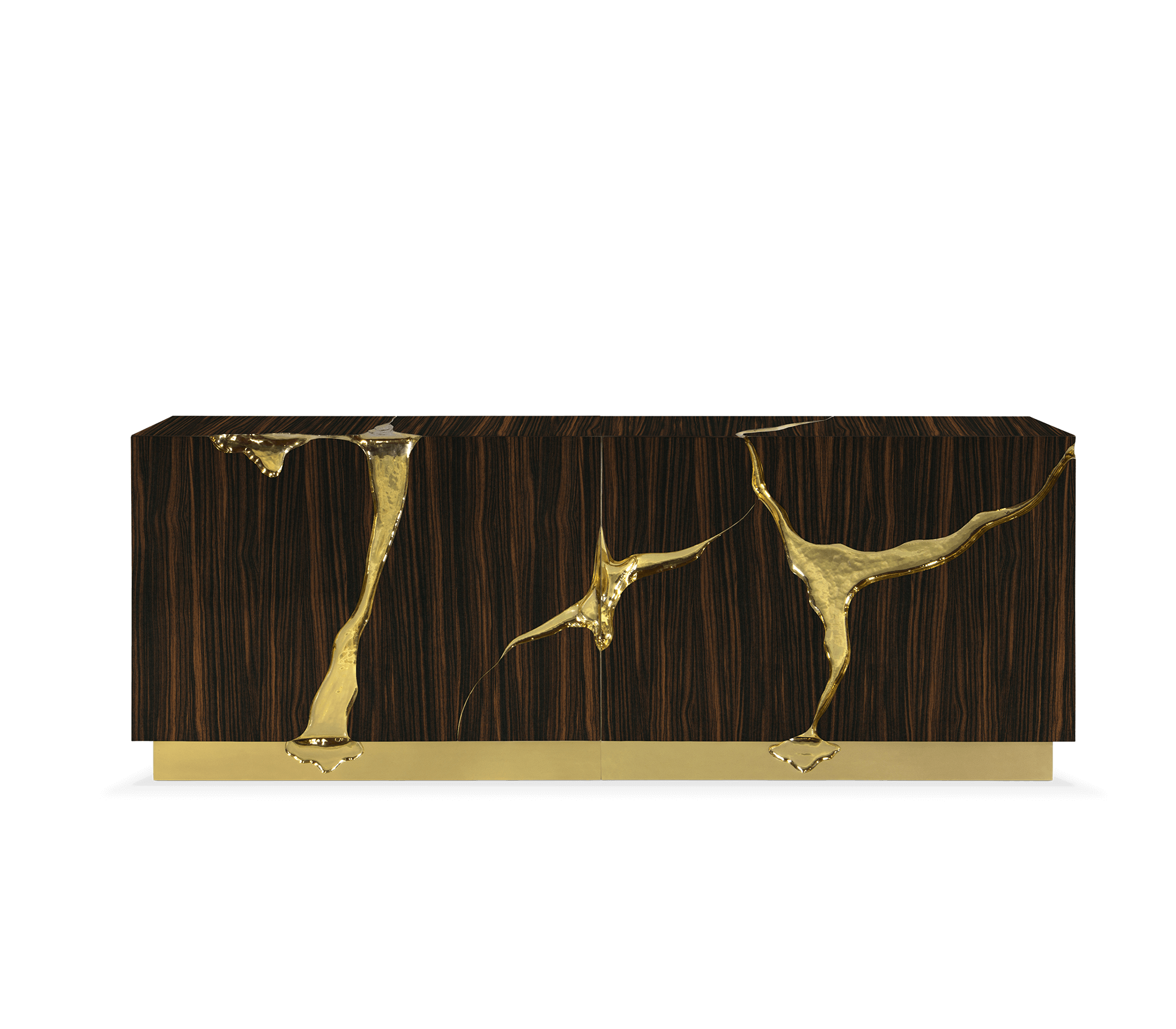 Credenza Opulenta Marrone & Oro