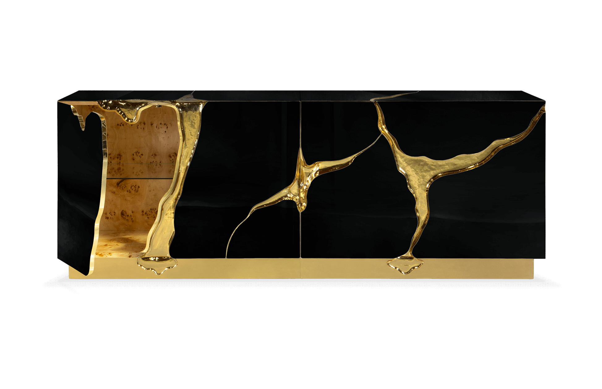 Credenza Elite Nero / Oro