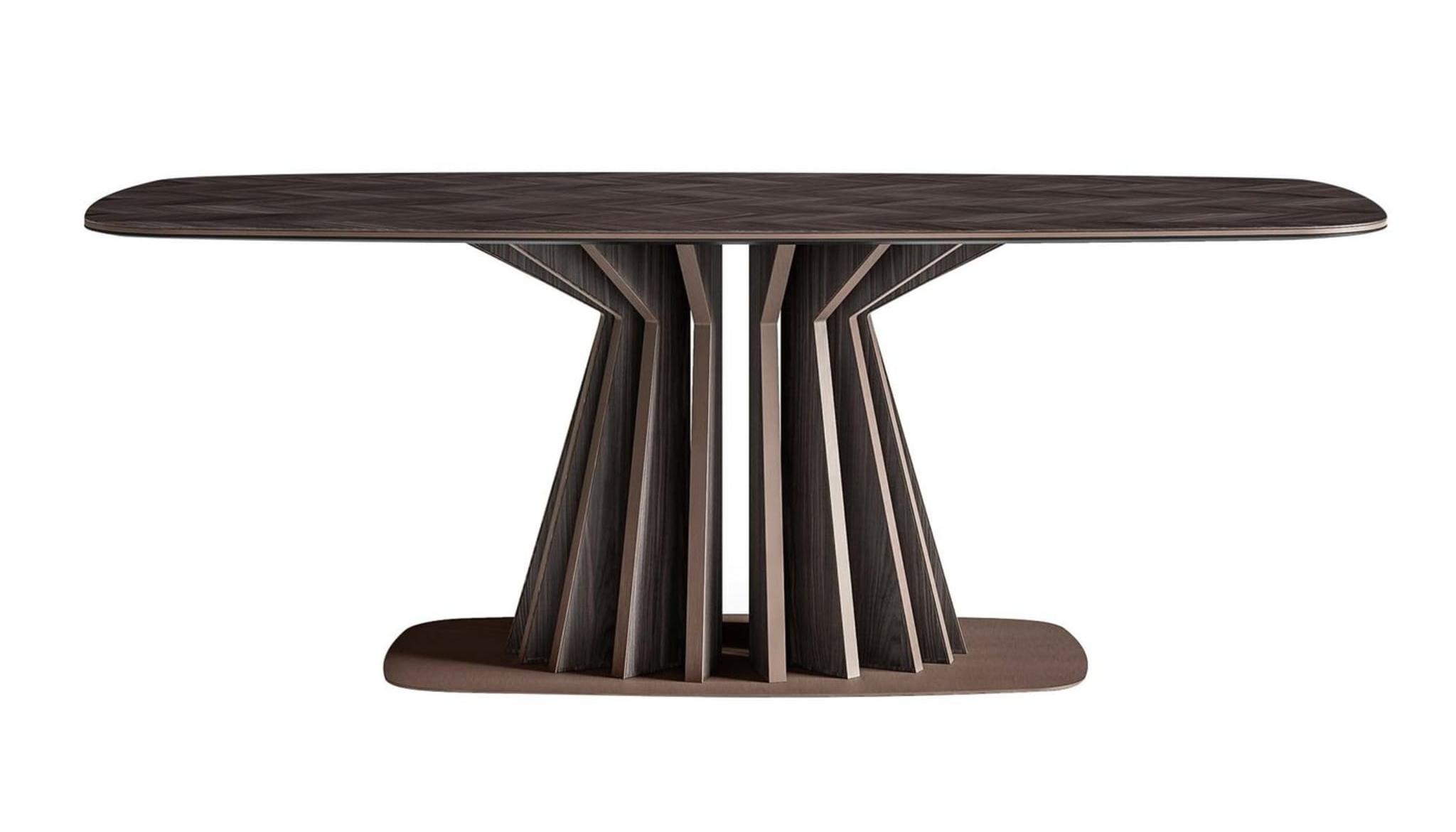 Tavolo da Pranzo Rettangolare Scuro | Dimensioni: L 250 cm