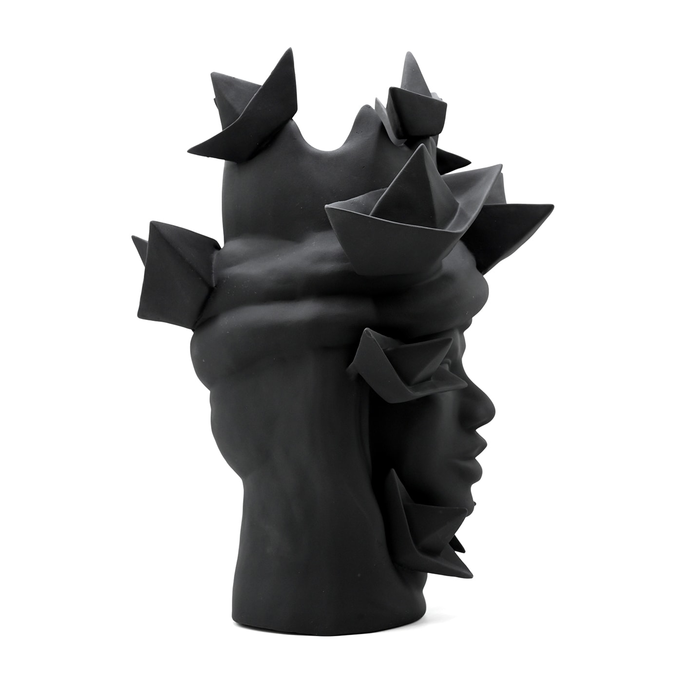 Testa di Moro Grigio Scuro Scultura