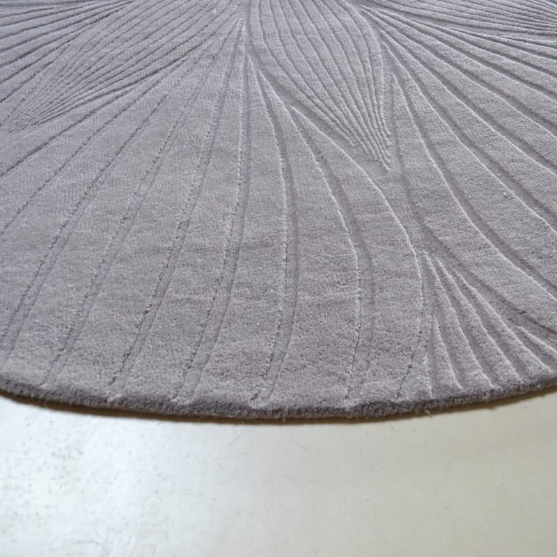 Tappeto Rotondo Folia Grigio 38305 | Misura: Ø 200 cm