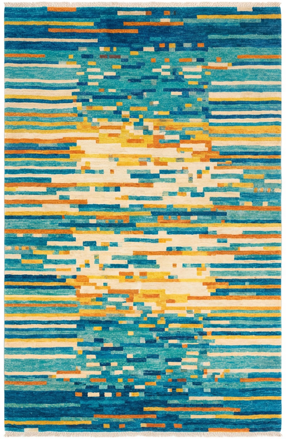 Tappeto Pixel Wave Teal