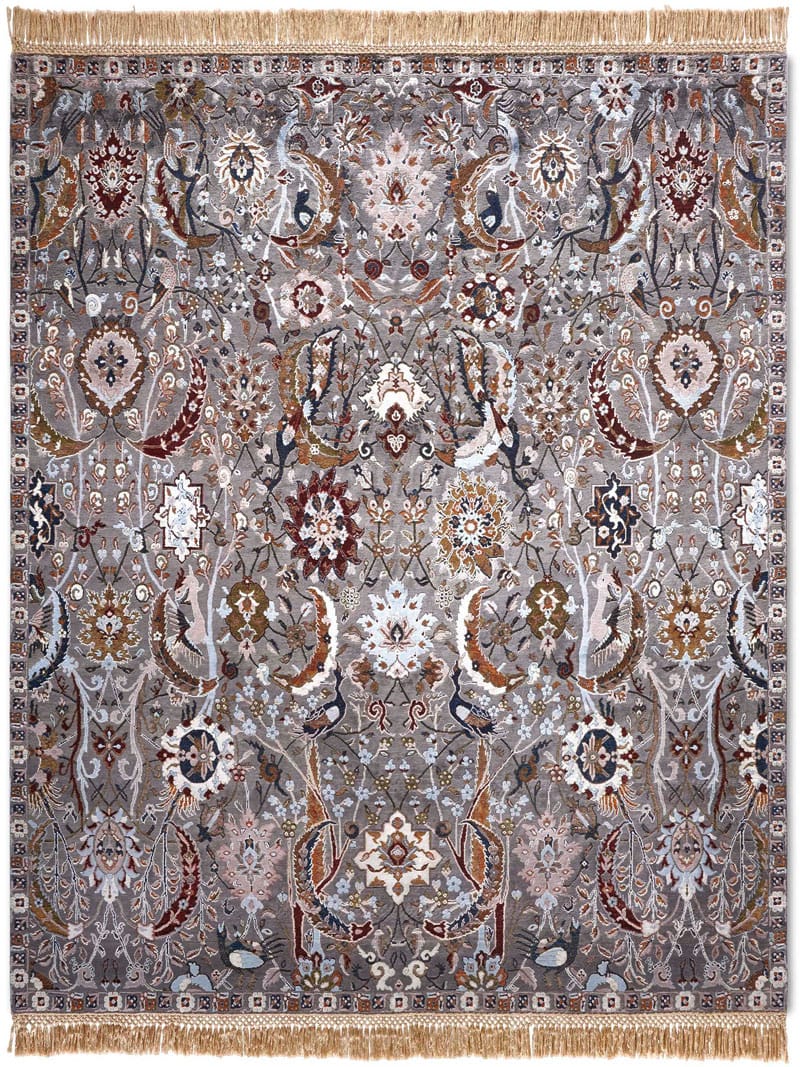 Tappeto Lusso Kerman Antracite | Misura: 274 x 365 cm