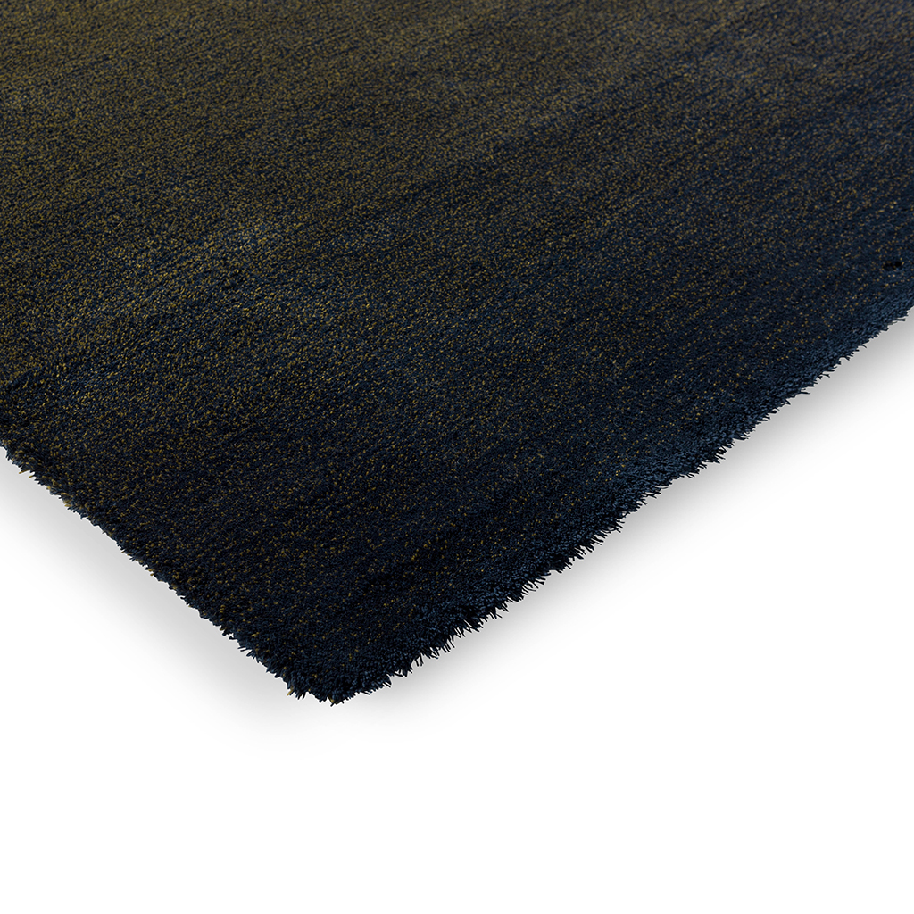 Tappeto Shade Low Ottone/Indaco