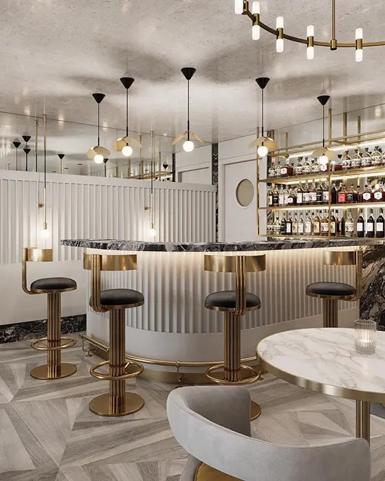 Sgabello da Bar di Lusso Keira - 2