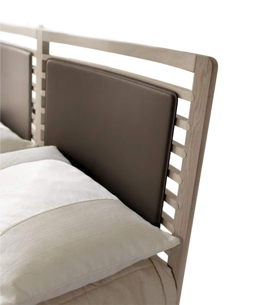 Letto Italiano Essentia | Finitura: Grey solid walnut