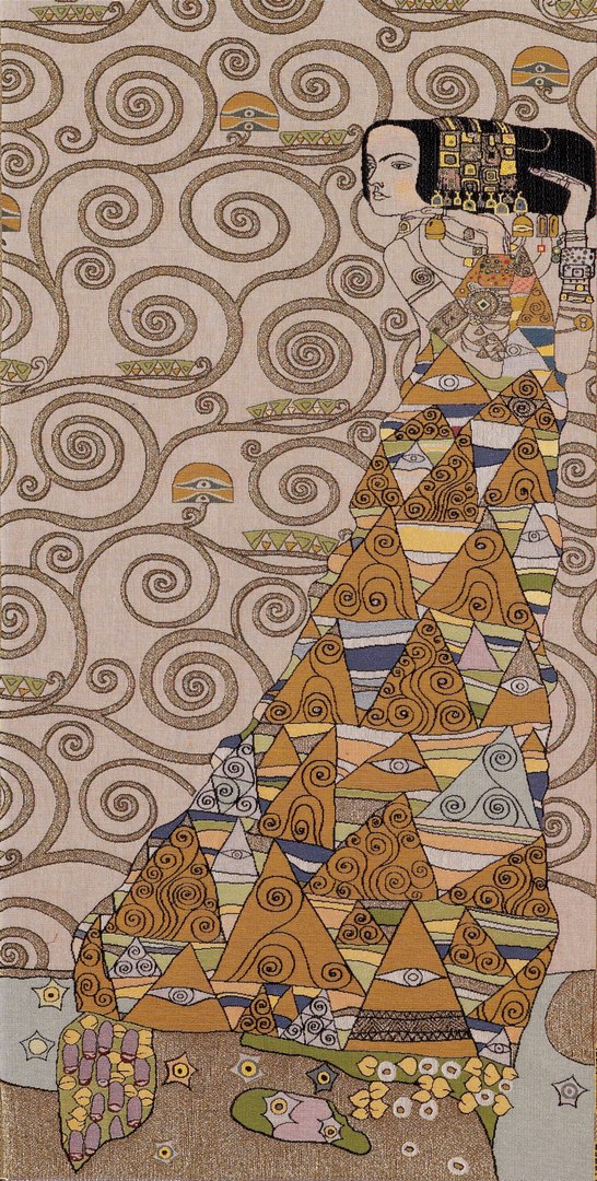 Arazzo Signora (Destra), da Klimt Beige | Misura: 50 x 100 cm