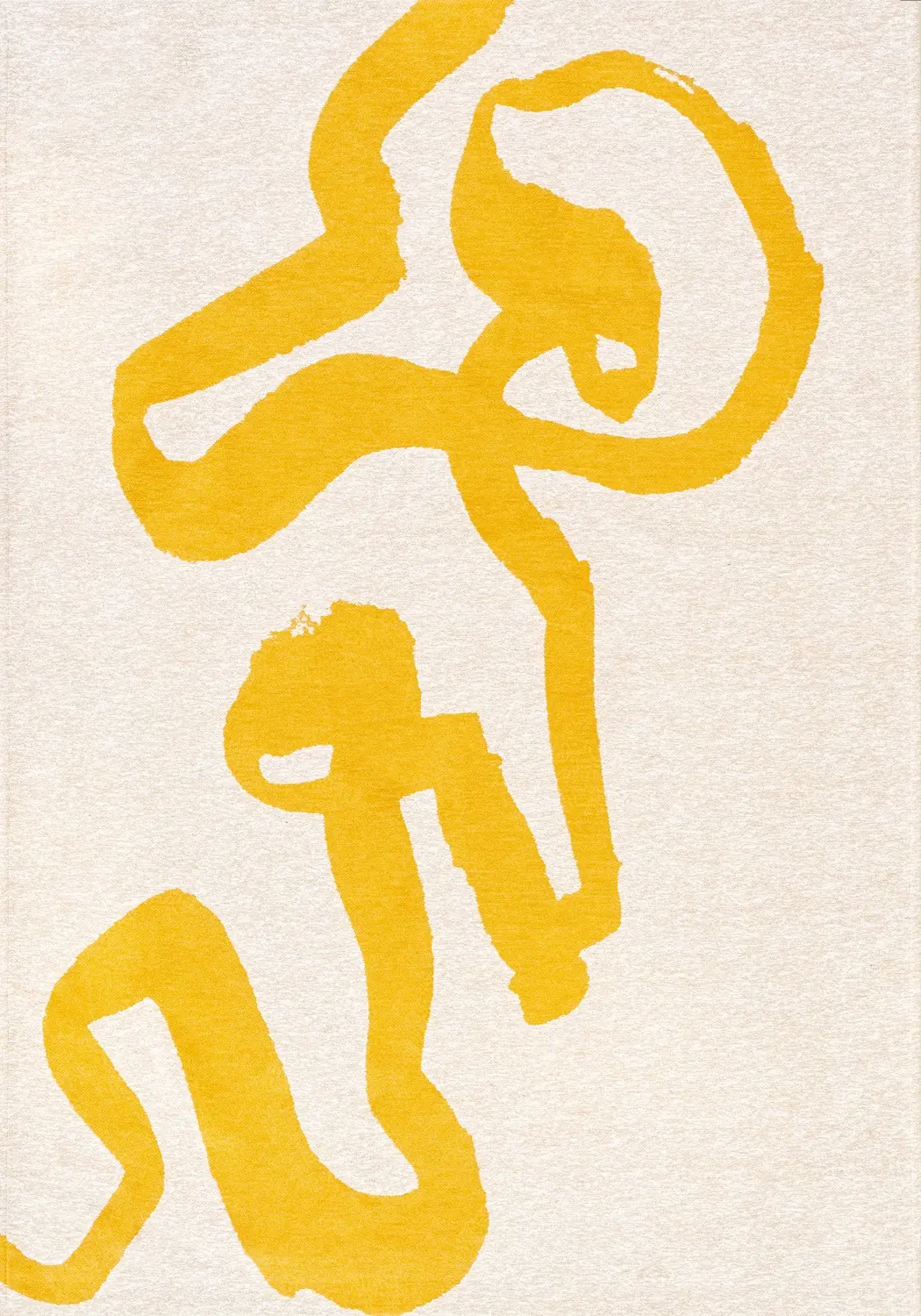 Tappeto Ribonn Pure Yellow | Misura: 140 × 200 cm