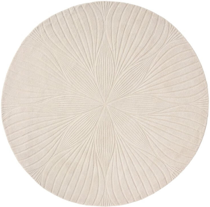 Tappeto Rotondo Folia Pietra 38301 | Misura: Ø 200 cm