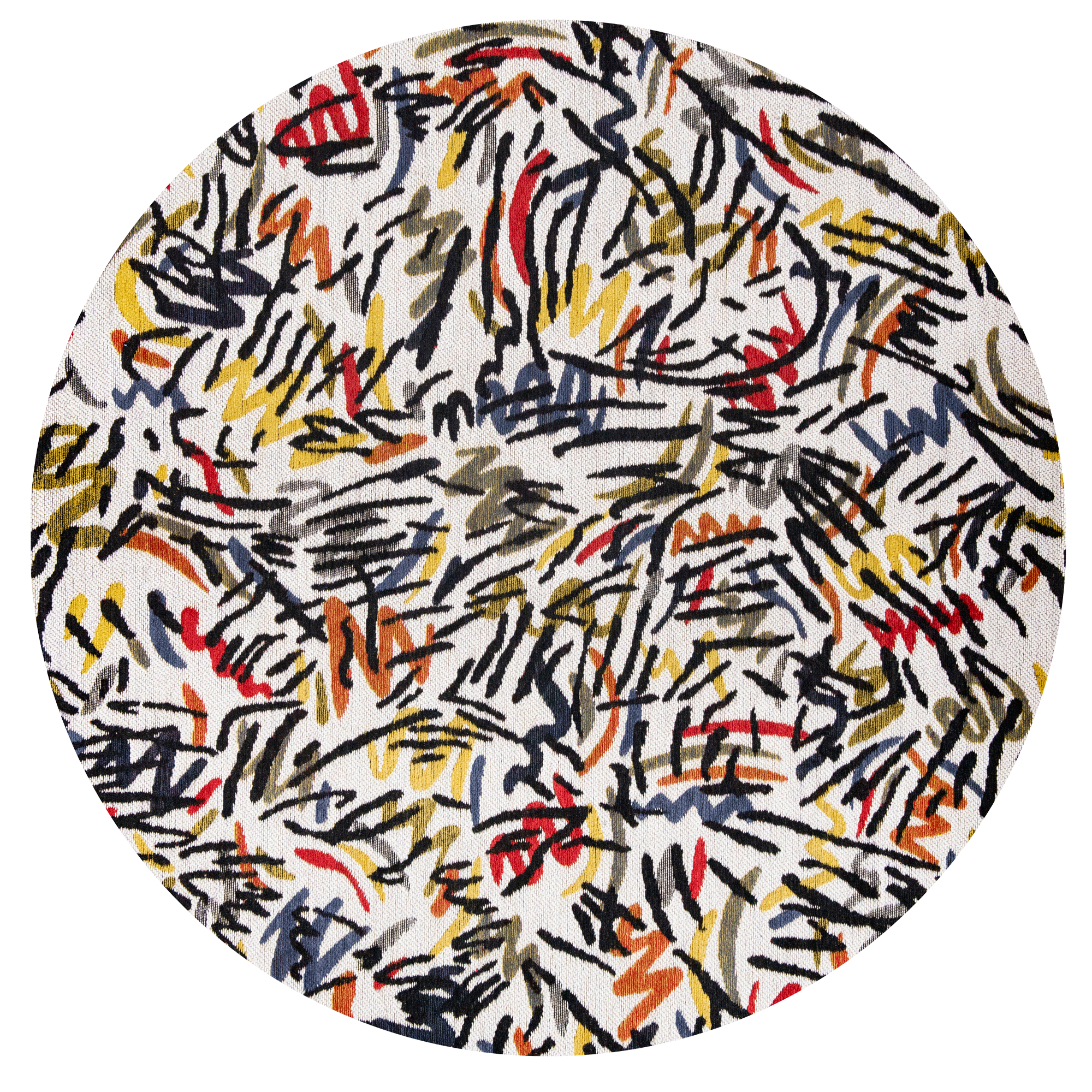 Tappeto Rotondo Street Graph 9144