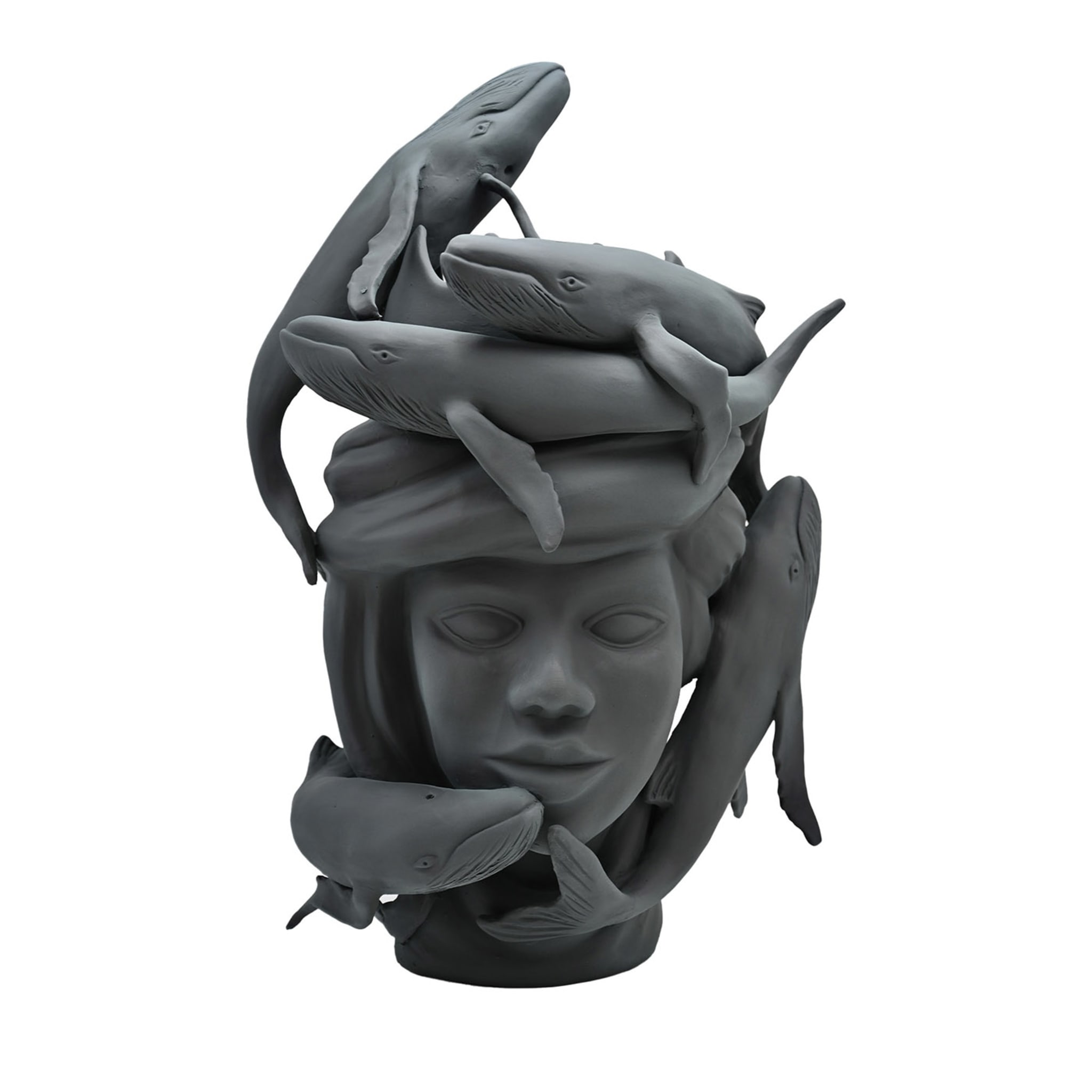 Testa di Moro Grigia Scultura