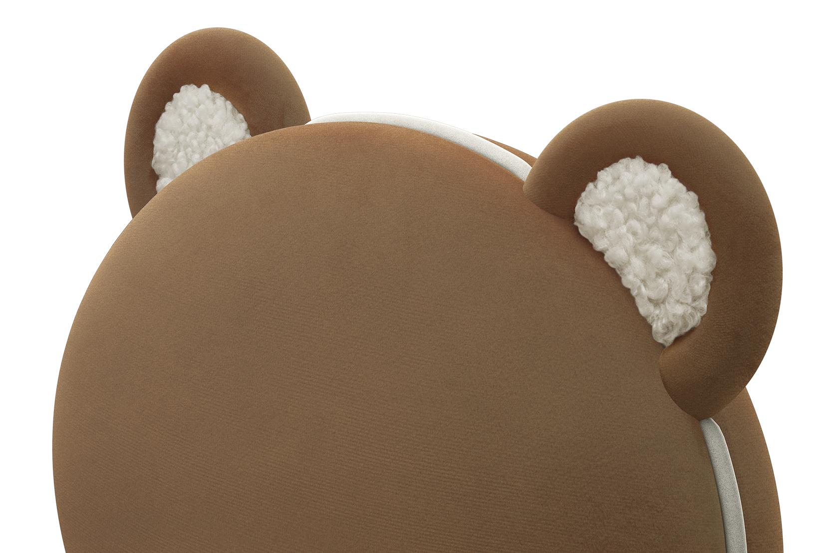 Sedia Per Bambini Fluffy Bear Brown