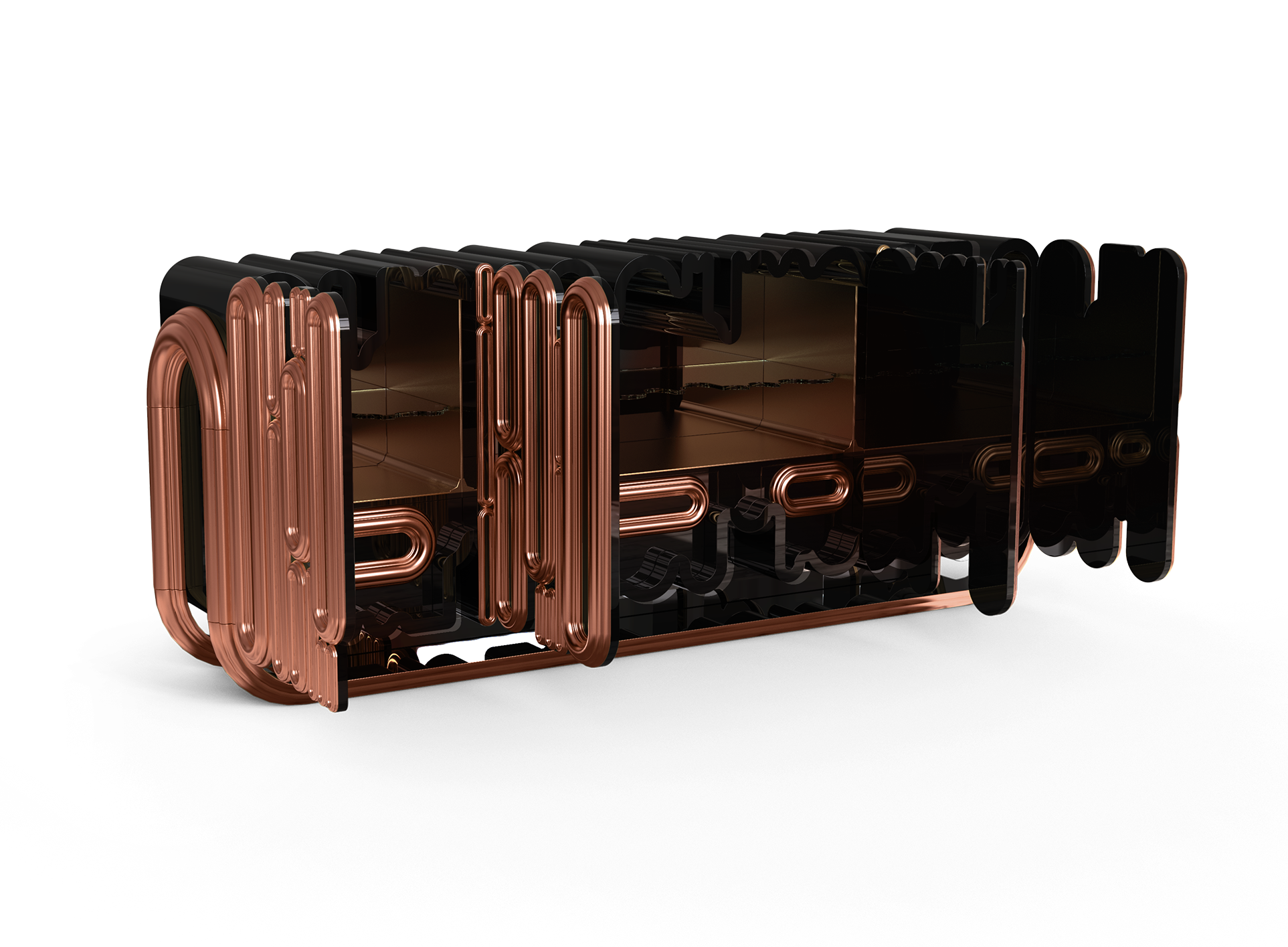 Credenza in Rame Ellipse