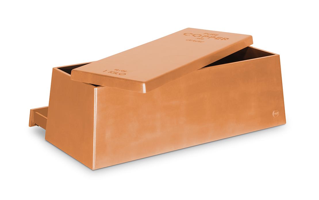 Contenitore Giocattoli Rustic Bronze Toy Chest