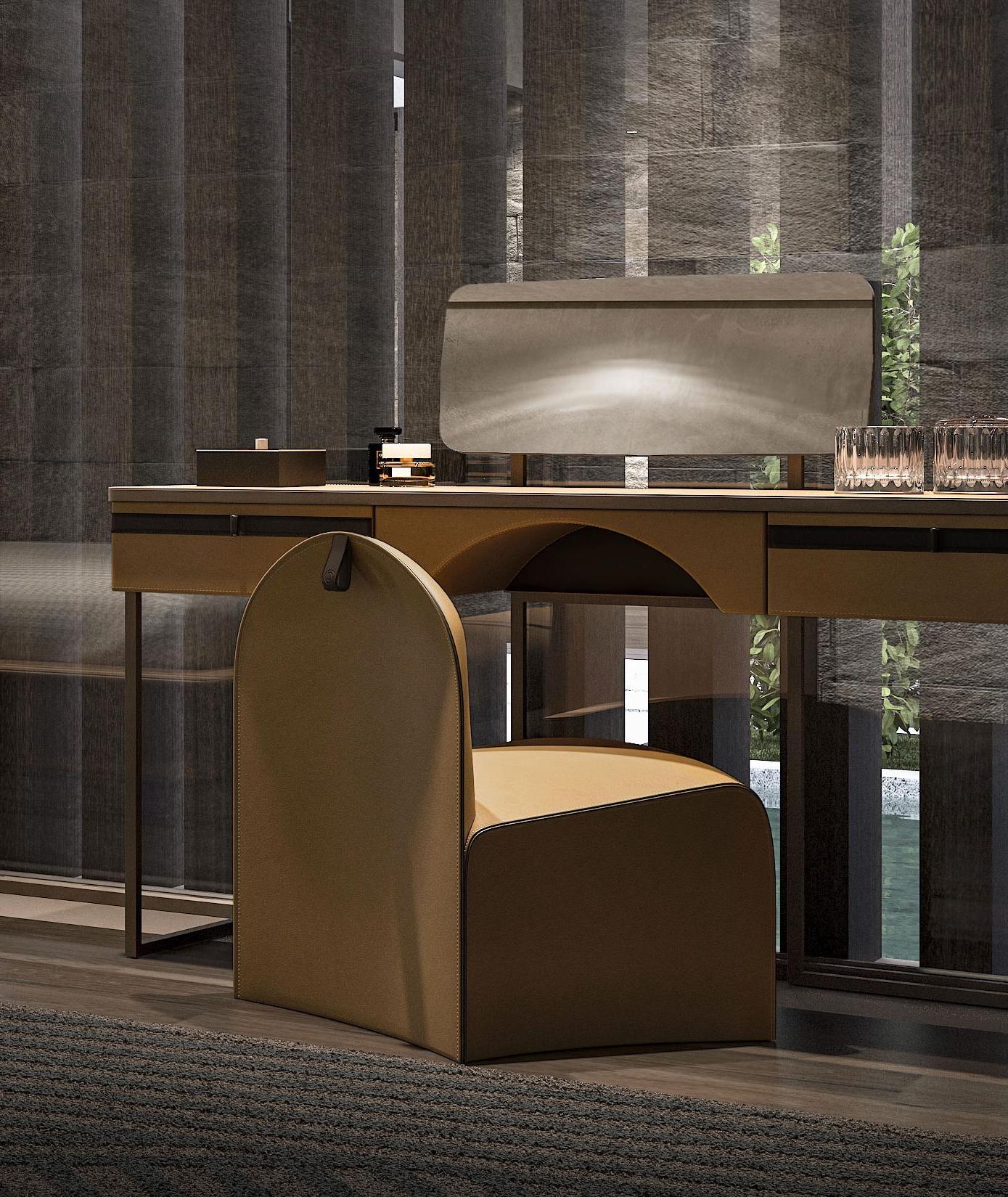 Tavolo Toilette con Pouf Starlight