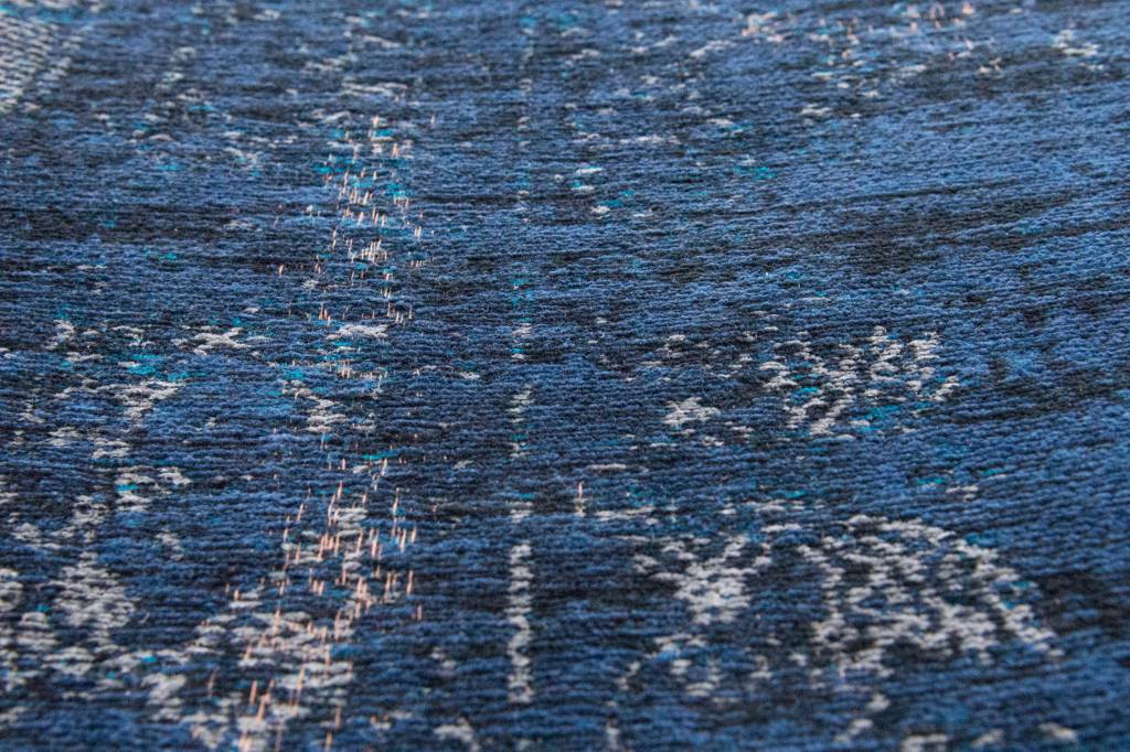 Tappeto Stile Vintage Blu Notte 8254