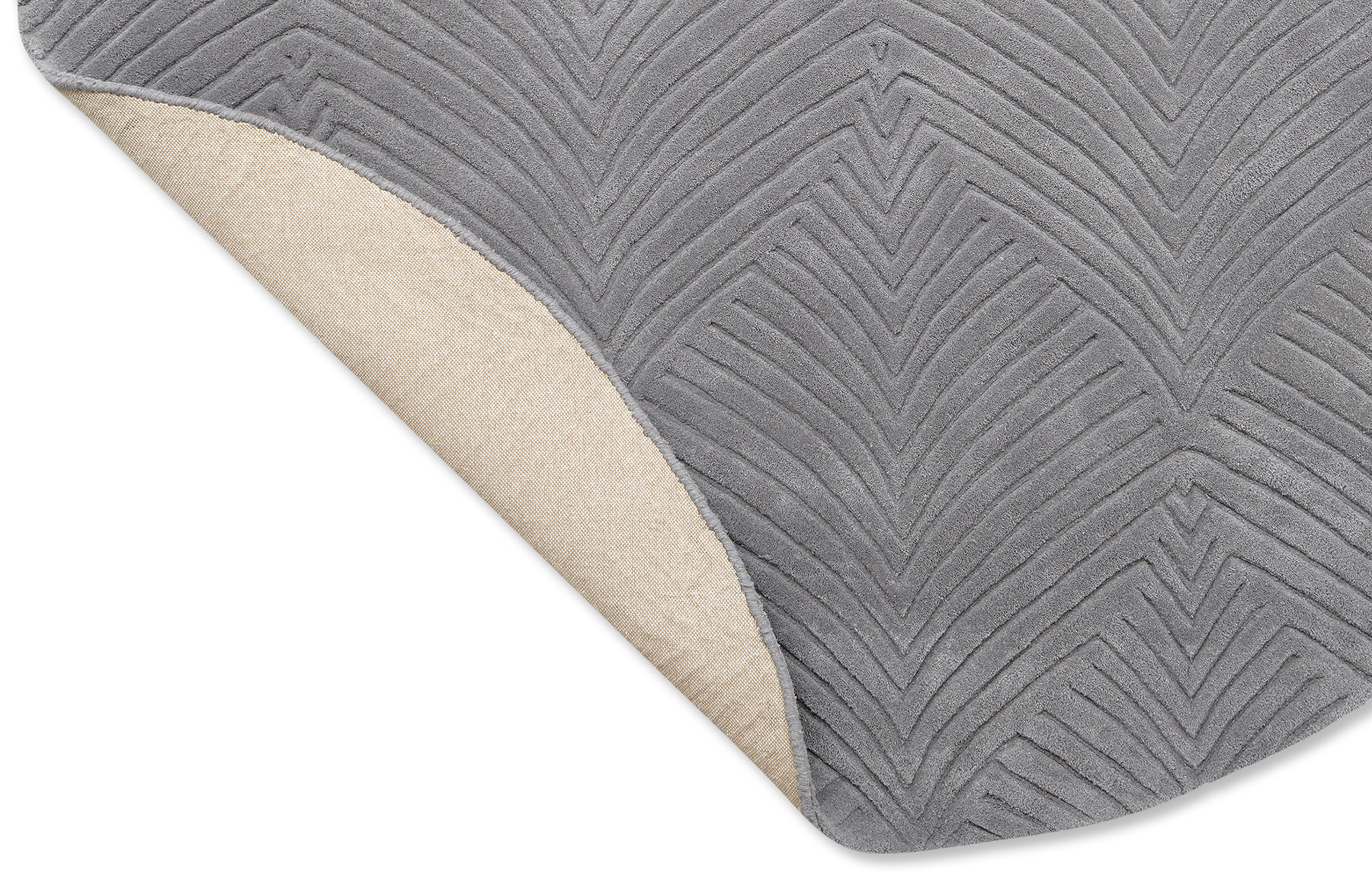Tappeto Rotondo Folia Cool Grey