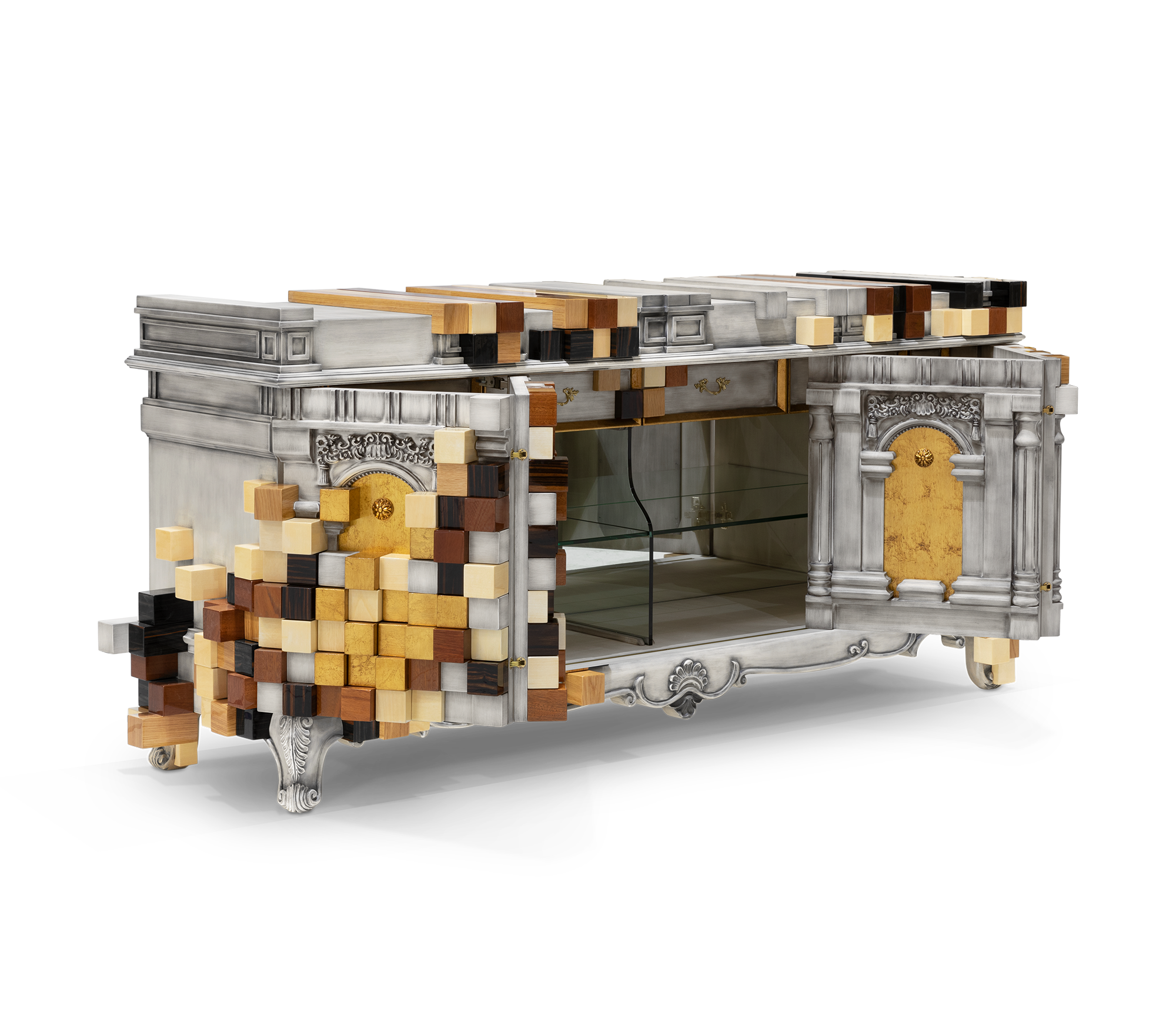 Credenza Grigia Trafalgar