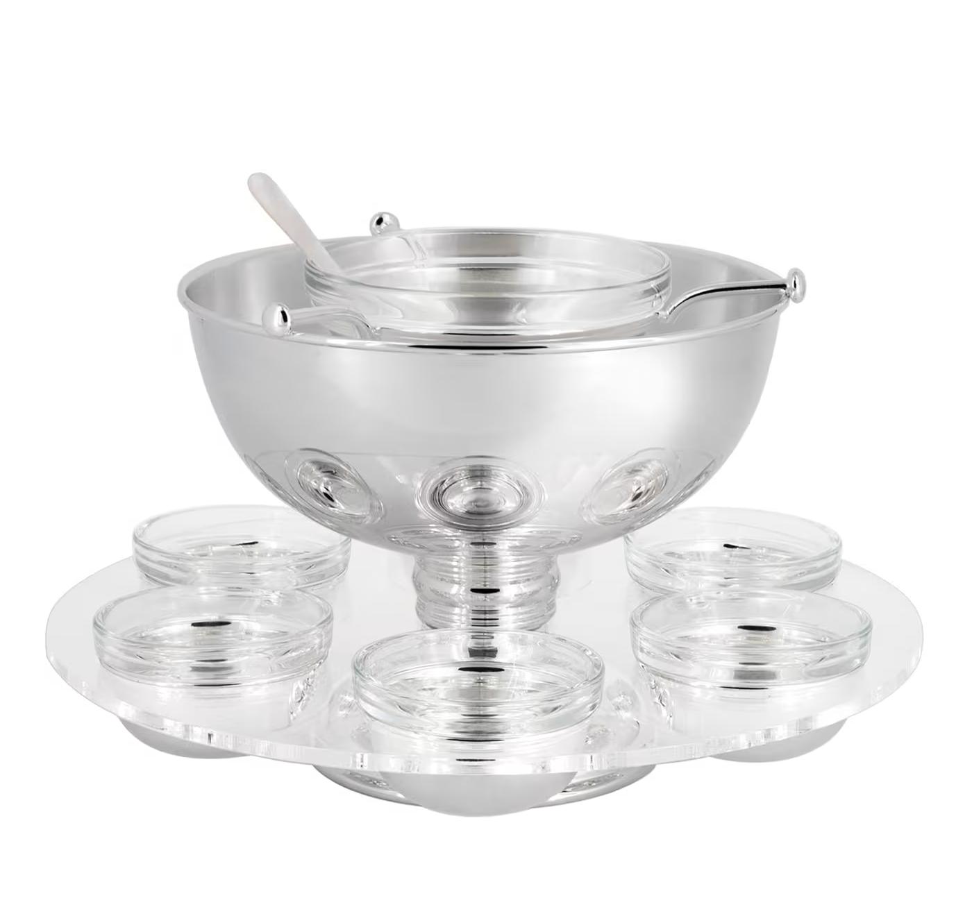 Set Caviale In Argento