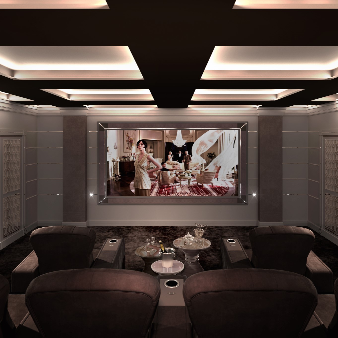 Poltrona reclinabile da home cinema Chest - 2