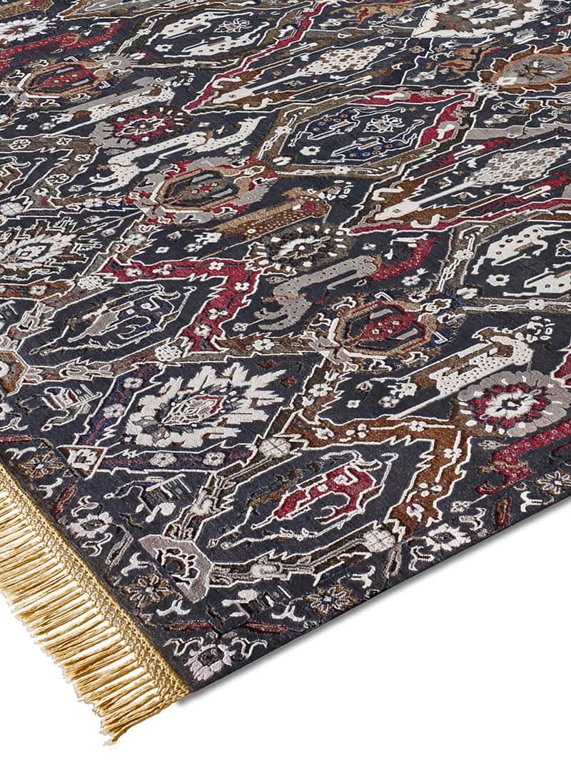 Tappeto Lusso KavaBagh Nero | Misura: 274 x 365 cm