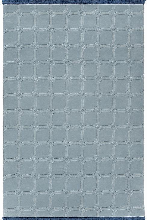 Tappeto Azzurro Tuftato