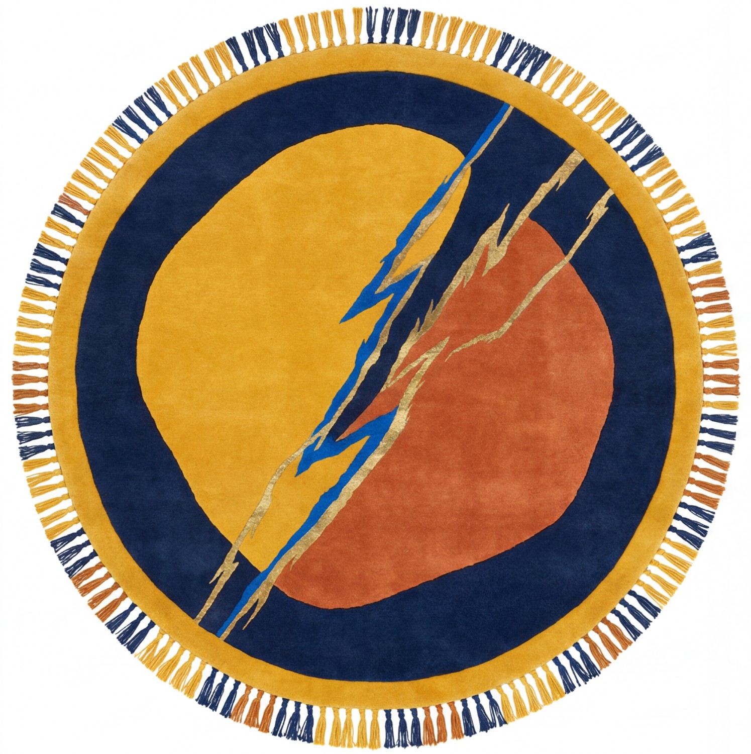 Tappeto Lightning Crest Gold