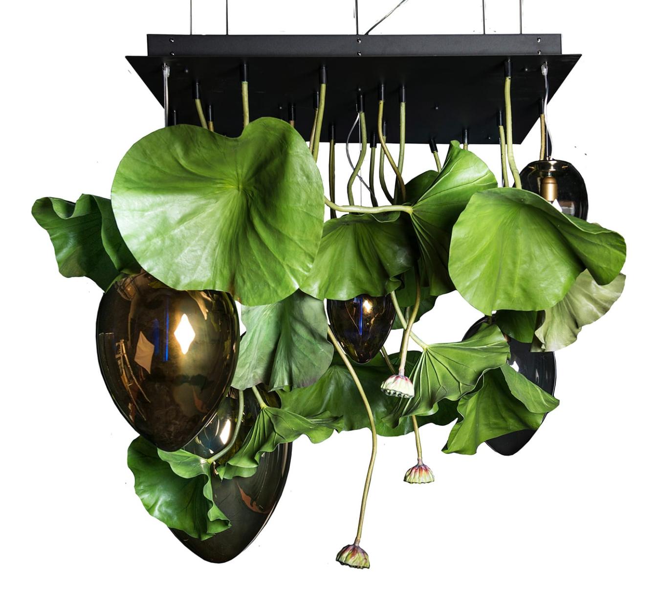 Lampadario Lotus Crystal