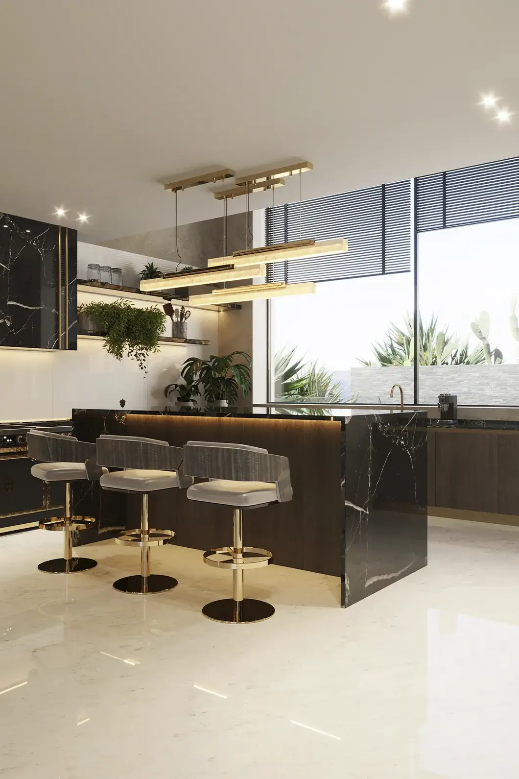 Sedia da Bar Girevole Crown - 3