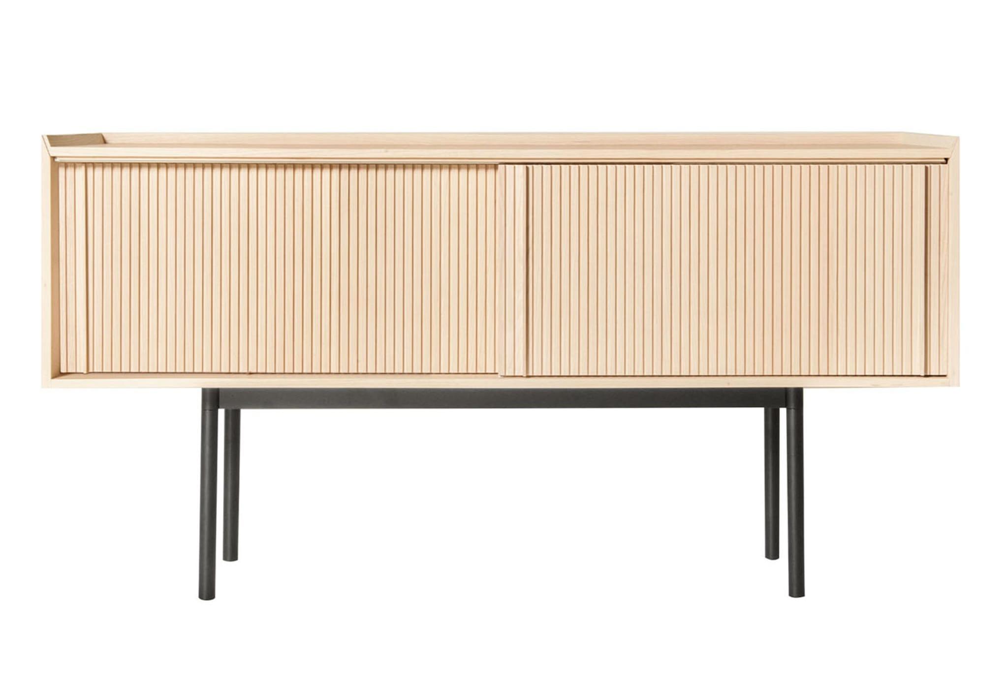 Credenza Alta 2 Ante Naturale Sipario