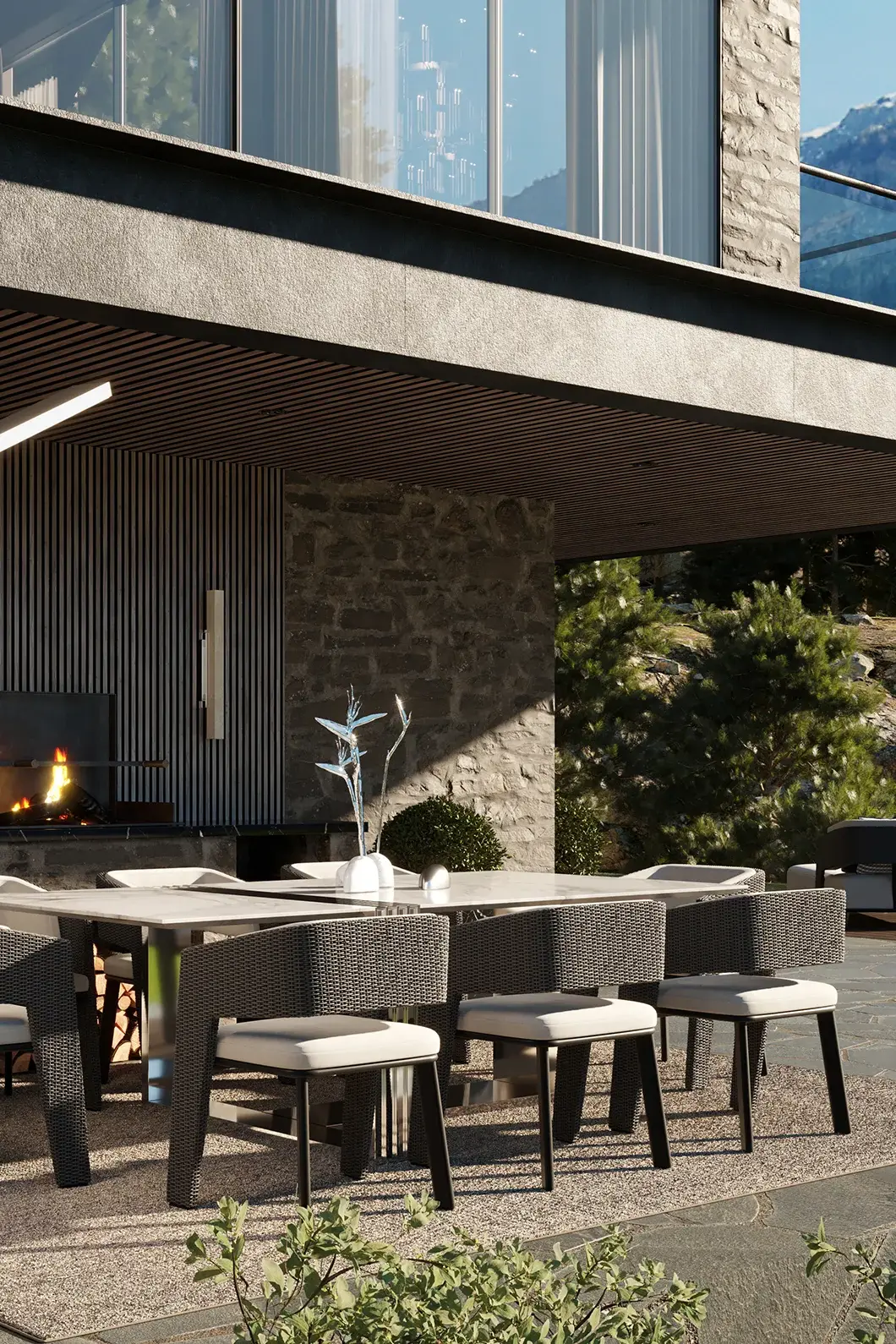 Sedia Da Pranzo Crown Grey