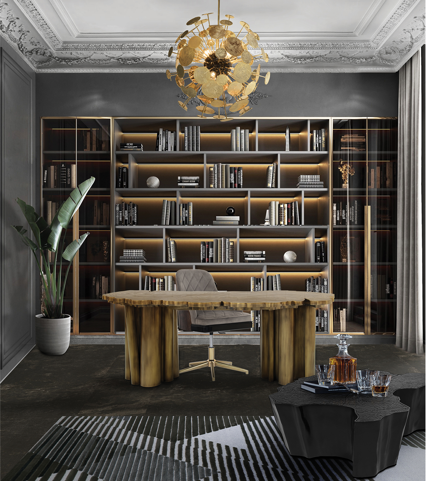 Scrivania Luxe Dominion