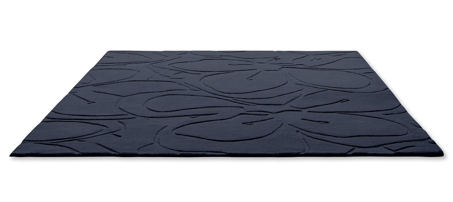 Tappeto Romantic Magnolia Blu Scuro