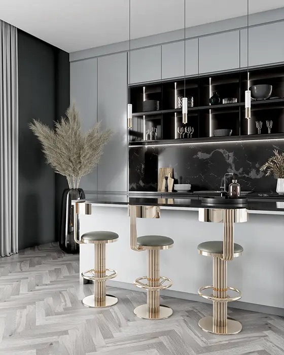 Sgabello da Bar di Lusso Keira - 1