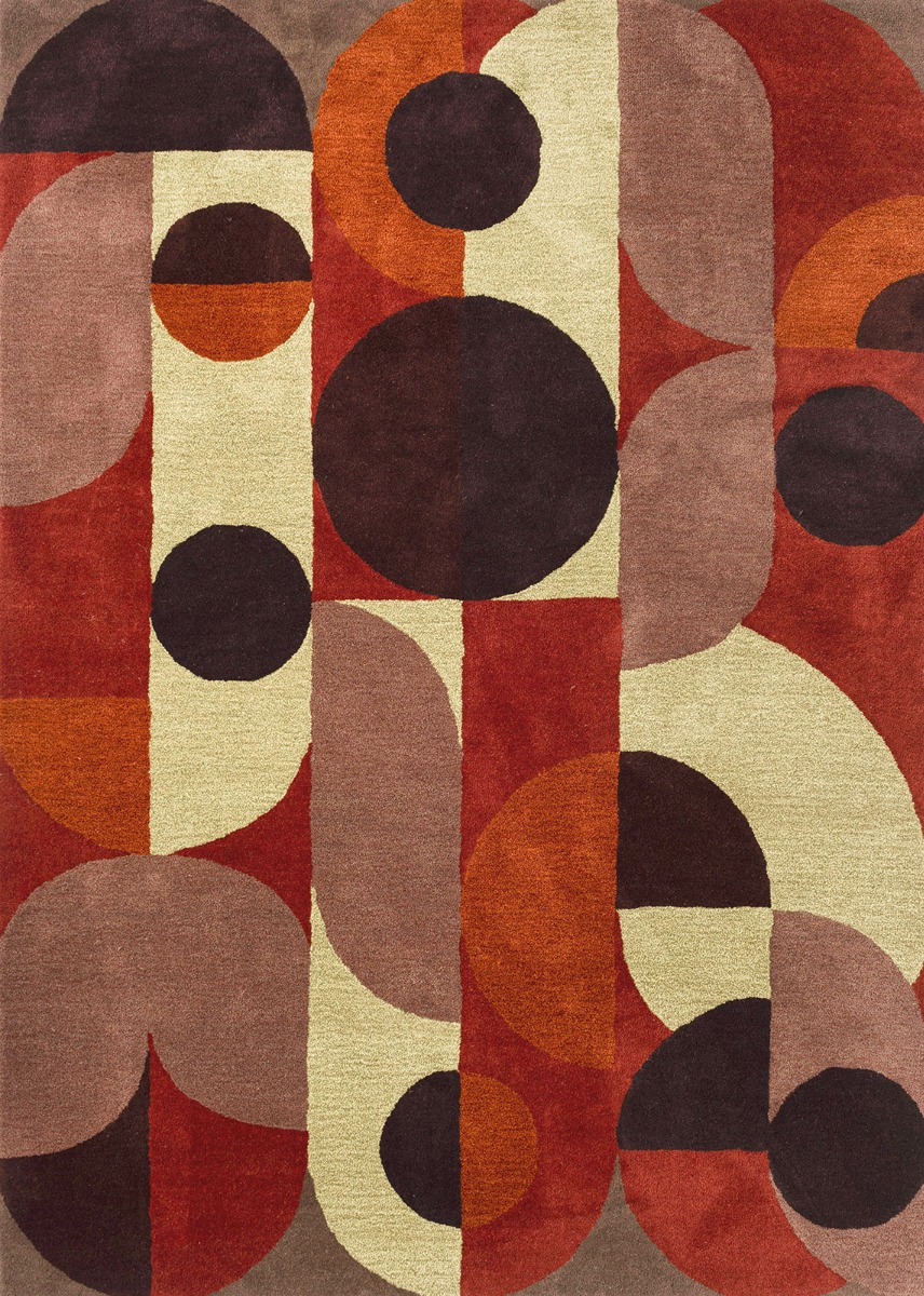 Tappeto Decor Cosmo Rosso Verde Chiaro 95203 | Misura: 160 x 230 cm