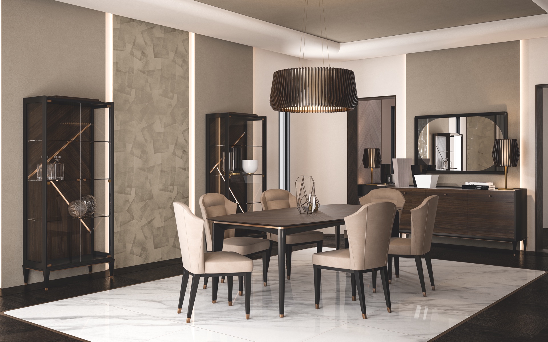 Lampadario Eclipse | Dimensioni: Ø 85 cm