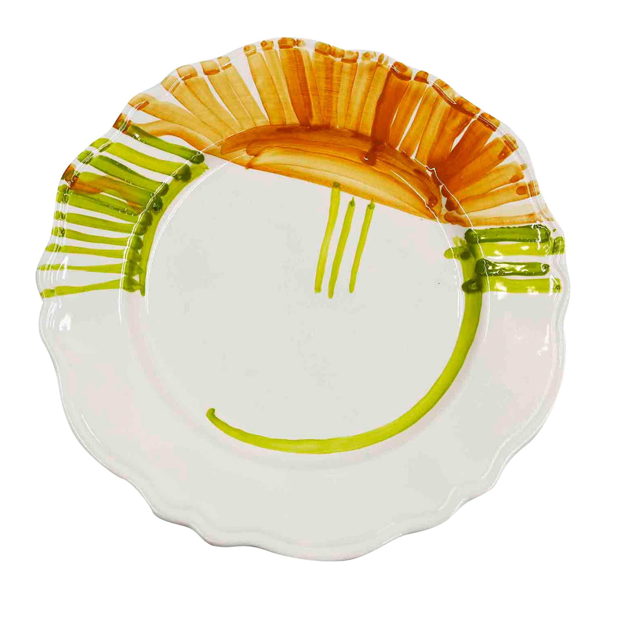 Piatto In Ceramica Artigianale