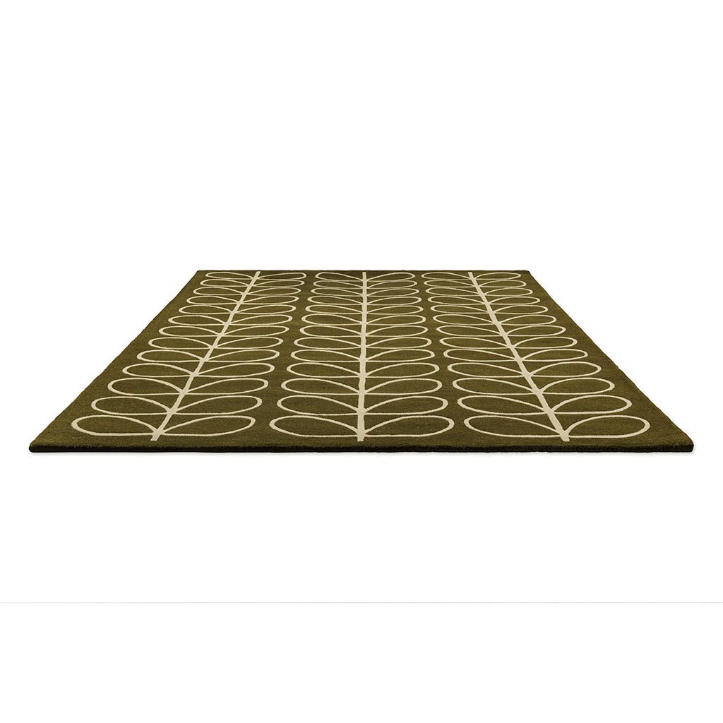 Linear Stem Olive Tappeto | Misura: 120 × 180 cm