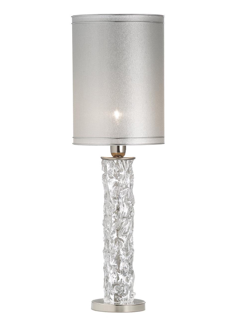 Lampada da Tavolo Murano in Vetro Pinzato