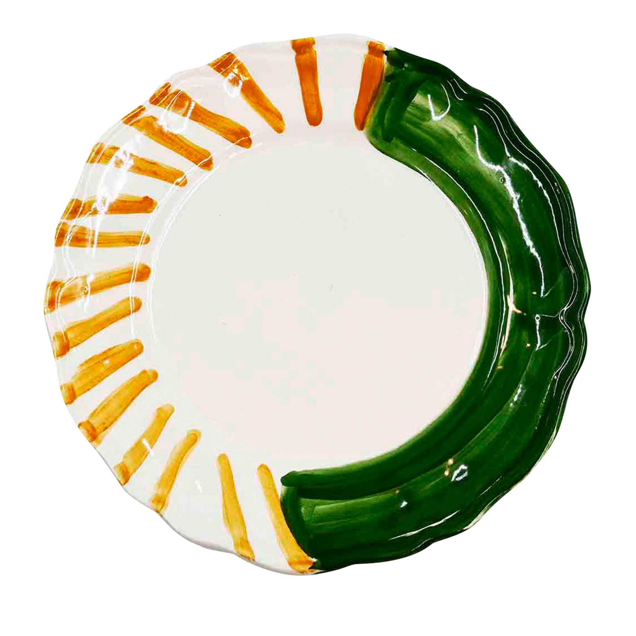 Piatto In Ceramica Artigianale
